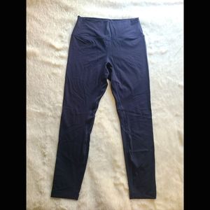 Navy Blue Workout Leggings. L